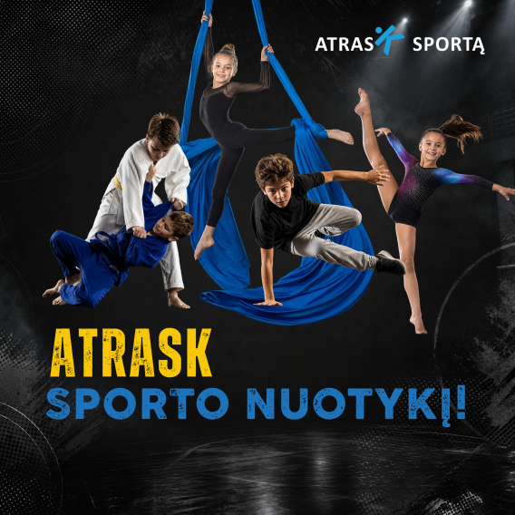 Atrask sportą
